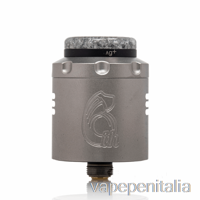 Scatola Vape Mod Hellvape Dead Rabbit V3 24mm Rda [6th Anni] Argento Nero